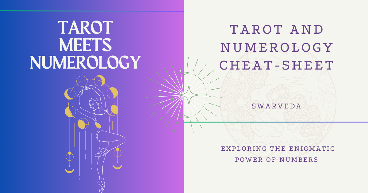 Tarot and Numerology Cheat-Sheet